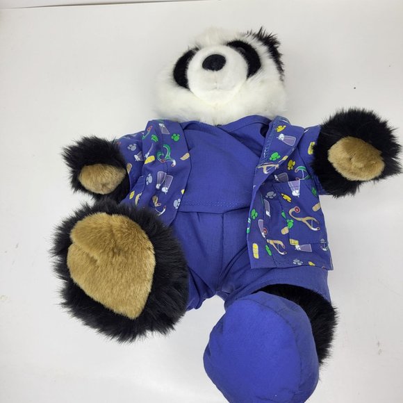 Build a Bear Dr. Panda Bear Plush 15" Stuffed Animal Toy - Picture 3 of 13